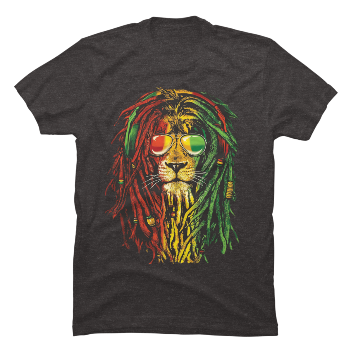 rasta lion shirt